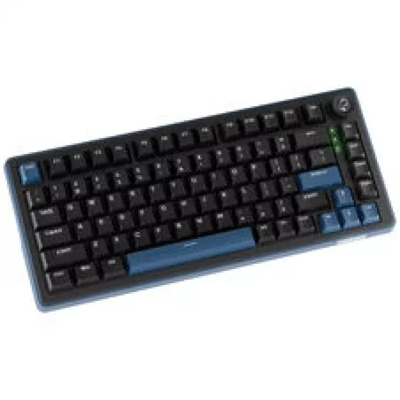 Ducky OK-M 75 Klawiatura gamingowa, 75%, Hot-Swappable, RGB, ANSI - przełączniki KTT Baby Blue