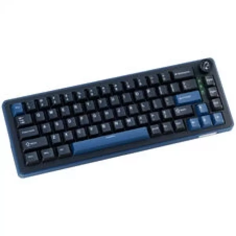 Ducky OK-M 65 Klawiatura gamingowa, 65%, Hot-Swappable, RGB, ANSI - Przełączniki KTT Wine Red