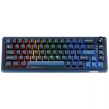 Ducky OK-M 65 Klawiatura gamingowa, 65%, Hot-Swappable, RGB, ANSI - Przełączniki KTT Wine Red