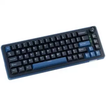 Ducky OK-M 65 Mechaniczna klawiatura gamingowa, format 65%, Hot-Swappable, podświetlenie RGB, układ ANSI, przełączniki KTT Baby Blue