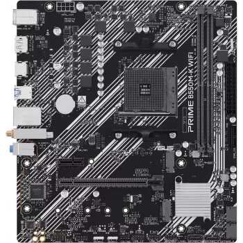 ASUS PRIME B550M-K WIFI AMD AM4 Micro-ATX płyta główna z Wi-Fi 5, DDR4, PCIe 4.0, HDMI, VGA