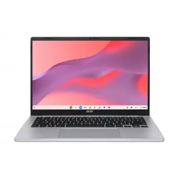 Acer Chromebook 314 CBO314-2H-87Q3 14 inch Full HD Chromebook - MediaTek MT8183, 4GB RAM, 64GB eMMC, Chrome OS, Pure Silver - klawiatura niemiecka