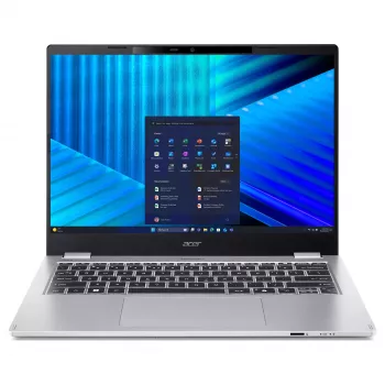 Acer TravelMate P4 P414-55-TCO-5880 14 inch Full HD Laptop biznesowy - Intel Core Ultra 5 225U, 16GB LPDDR5X, 512GB PCIe Gen4 SSD, Windows 11 Pro, Wi-Fi 6E, Thunderbolt 4, Podświetlana klawiatura, Czytnik linii papilarnych