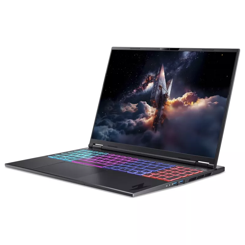 Laptop gamingowy Acer Nitro 16S AI AN16S-61-R2M9, 16 cali WQXGA IPS 180Hz, AMD Ryzen AI 9 365, 16GB DDR5, 1TB SSD, GeForce RTX 5070 8GB, Windows 11 Home, niemiecka klawiatura QWERTZ