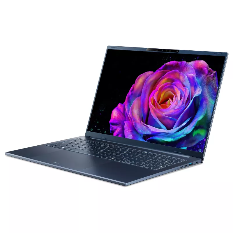 Laptop Acer Swift Go 16 AI SFG16-A71-R6NG Copilot+ PC, 16 cali WUXGA OLED, AMD Ryzen AI 7 445, 16GB LPDDR5x, 512GB SSD, Windows 11 Home