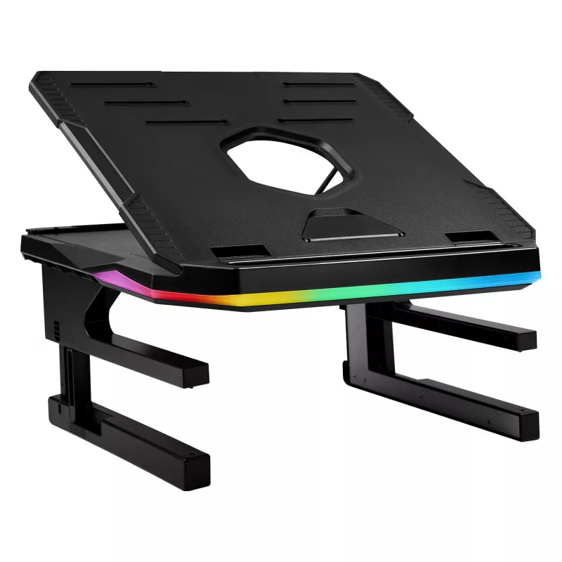 Enermax Aeolus Podstawka chłodząca pod laptopa z wentylatorem 250mm i hubem USB 4-portowym