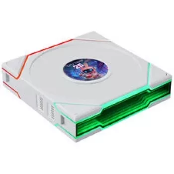 Lian Li UNI FAN TL120 LCD FLEX Wireless ARGB Biały 120mm Wentylator obudowy z odwróconymi łopatkami