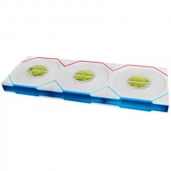 Lian Li UNI FAN TL120 LCD FLEX Wireless ARGB 120mm PWM wentylator obudowy, 3 sztuki, biały