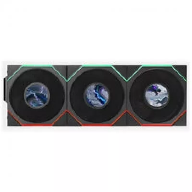 Lian Li UNI FAN TL LCD FLEX Wireless ARGB Reverse Blade 120mm Wentylator 3 szt. z kontrolerem, czarny