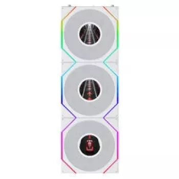 Lian Li UNI FAN TL120 LCD FLEX Wireless ARGB Reverse 3-Pack Biały 120mm Wentylator obudowy