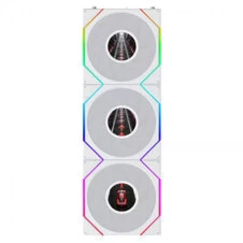 Lian Li UNI FAN TL120 LCD FLEX Wireless ARGB Reverse 3-Pack Biały 120mm Wentylator obudowy
