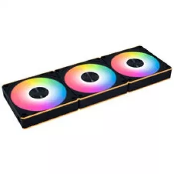 Lian Li UNI FAN CL FLEX Wireless PWM ARGB 120mm wentylator obudowy, czarny, zestaw 3 szt. z kontrolerem