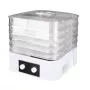 MEO MR-768 MAESTRO Suszarka do żywności do warzyw i owoców, 520 W, 5 tacek, regulowana temperatura 35-70°C, timer do 48h, biała i przezroczysta