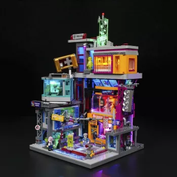LUMIBRICKS Cyberpunk Neoncity Gamestack LED Neon Sign