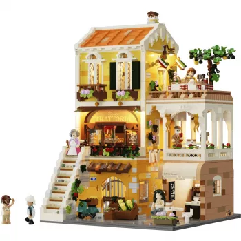 LUMIBRICKS Włoska Restauracja w Stylu Domowym