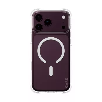 CARE by PanzerGlass Samba Case do iPhone 17/18 Pro Max, przezroczysty biały, MagSafe