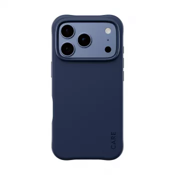 PANZERGLASS CARE Samba Obudowa do iPhone 17/18 Pro - włoski błękit, MagSafe, z recyklingu TPU, ochrona przed upadkiem 3,6 m