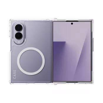 PanzerGlass CARE Urban Combat Etui Clear z białą ramką Qi do Samsung Galaxy Z Fold5