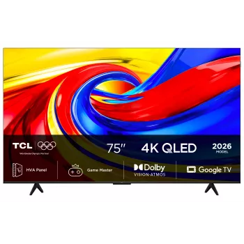 TCL 75P7L 75-calowy telewizor QLED 4K Google TV z Dolby Vision i HDR10+