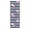 GRB GreenBlue GB183 Classic Beech Deck Chair z nadrukiem flamingów