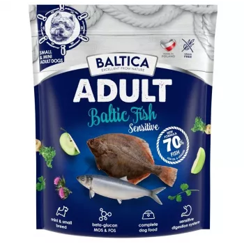 BALTICA Excellent Sensitive Baltic Fish Small Breed Mono Sucha karma dla psów 1kg