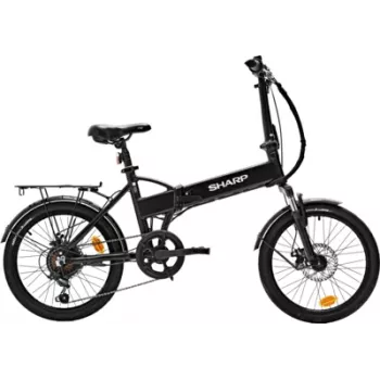 Sharp BK-FD03-EB Składany rower elektryczny 250W 36V 6.4Ah 16 cali czarny