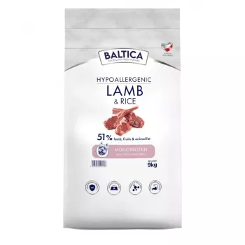 BALTICA Nutraceutic Adult Lamb & Rice Small Breed Mono Sucha Karma dla Psów 9kg