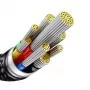 Baseus Tungsten Gold USB-C na USB-C 240W szybkie ładowanie kabel 1m czarny