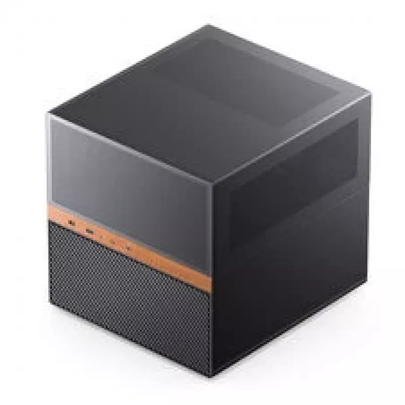Jonsbo N6 Obudowa NAS Cube, Micro-ATX, Stal/Siatka, Czarny
