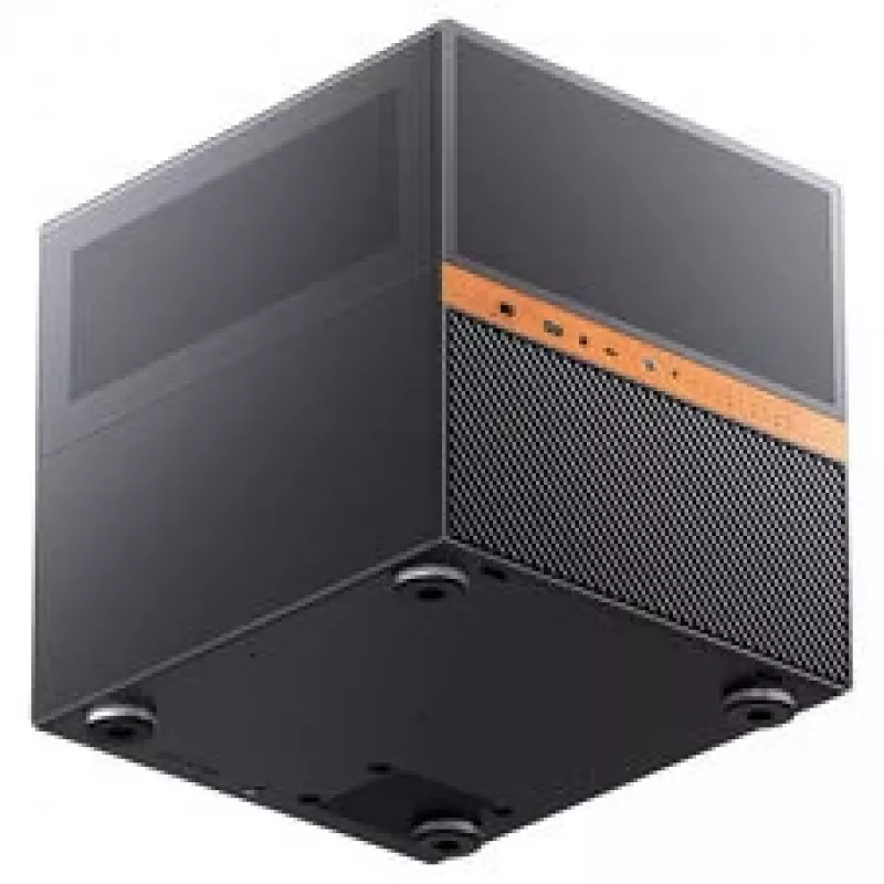 Jonsbo N6 Obudowa NAS Cube, Micro-ATX, Stal/Siatka, Czarny