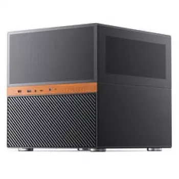 Jonsbo N6 Obudowa NAS Cube, Micro-ATX, Stal/Siatka, Czarny