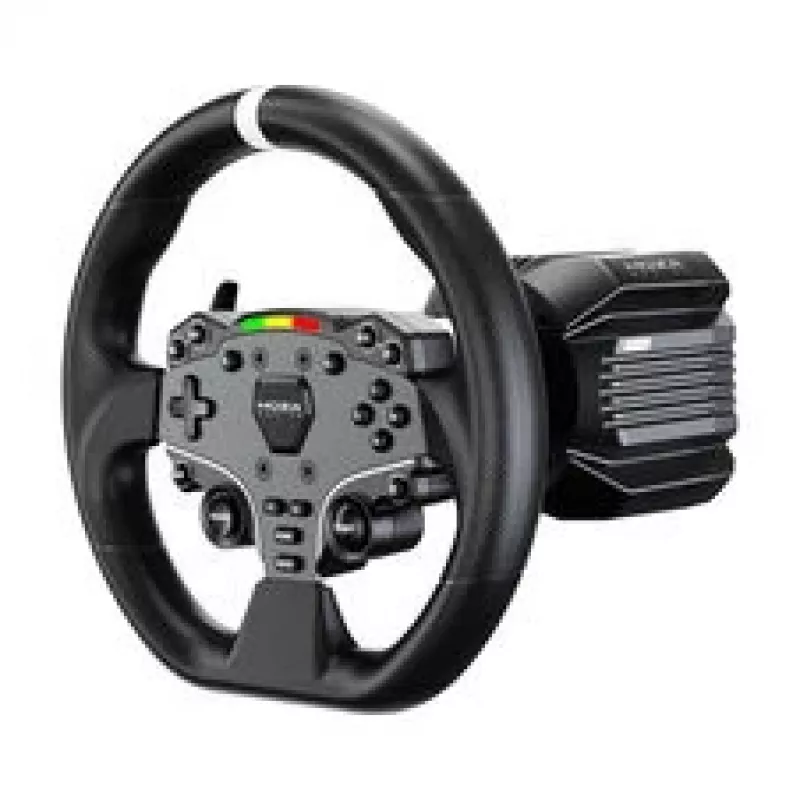 MOZA R5 Pro Racing Simulator - 5,5 Nm Direct Drive Wheelbase, 11-calowa skórzana kierownica, zestaw 2 pedałów