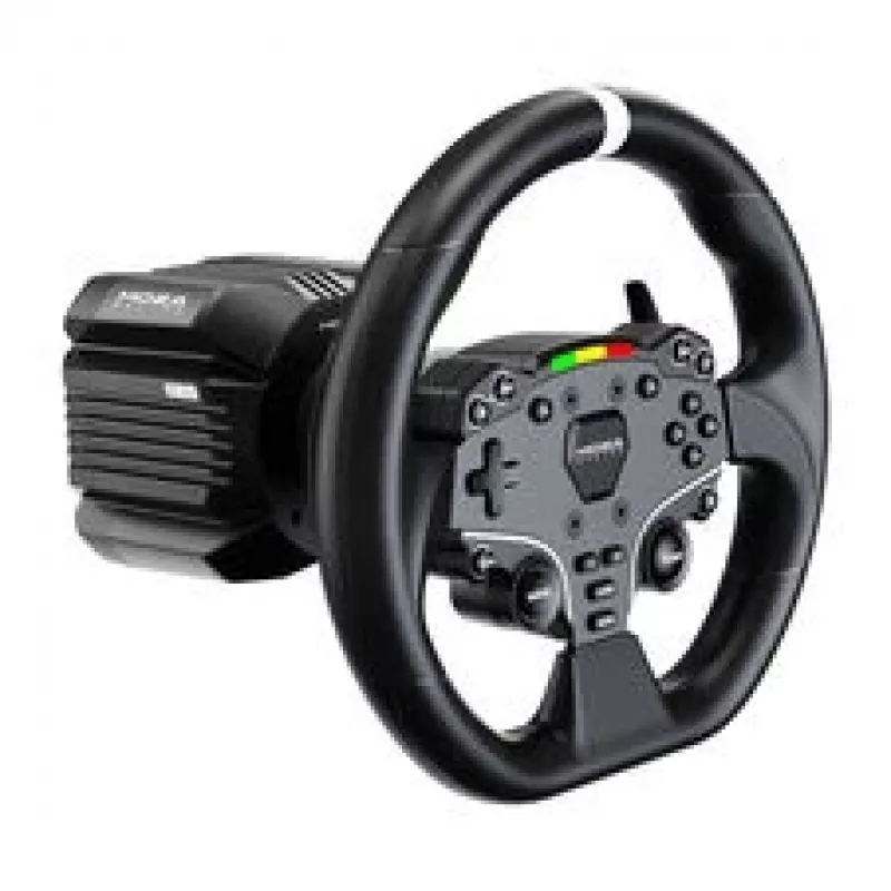 MOZA R5 Pro Racing Simulator - 5,5 Nm Direct Drive Wheelbase, 11-calowa skórzana kierownica, zestaw 2 pedałów