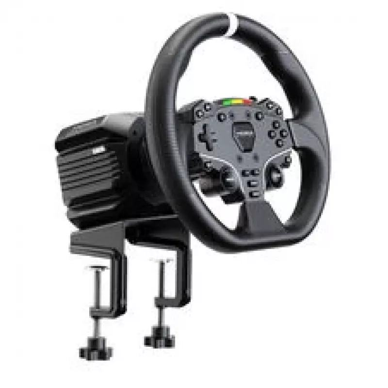 MOZA R5 Pro Racing Simulator - 5,5 Nm Direct Drive Wheelbase, 11-calowa skórzana kierownica, zestaw 2 pedałów