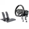 MOZA R5 Pro Racing Simulator - 5,5 Nm Direct Drive Wheelbase, 11-calowa skórzana kierownica, zestaw 2 pedałów