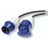 APC Modular IT Power Distribution Cable Extender - IEC 60309 32A (M) do IEC 60309 32A (F), 3m, Czarny