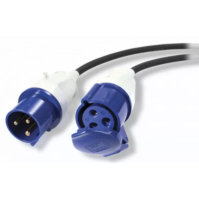 APC Modular IT Power Distribution Cable Extender - IEC 60309 32A (M) do IEC 60309 32A (F), 3m, Czarny