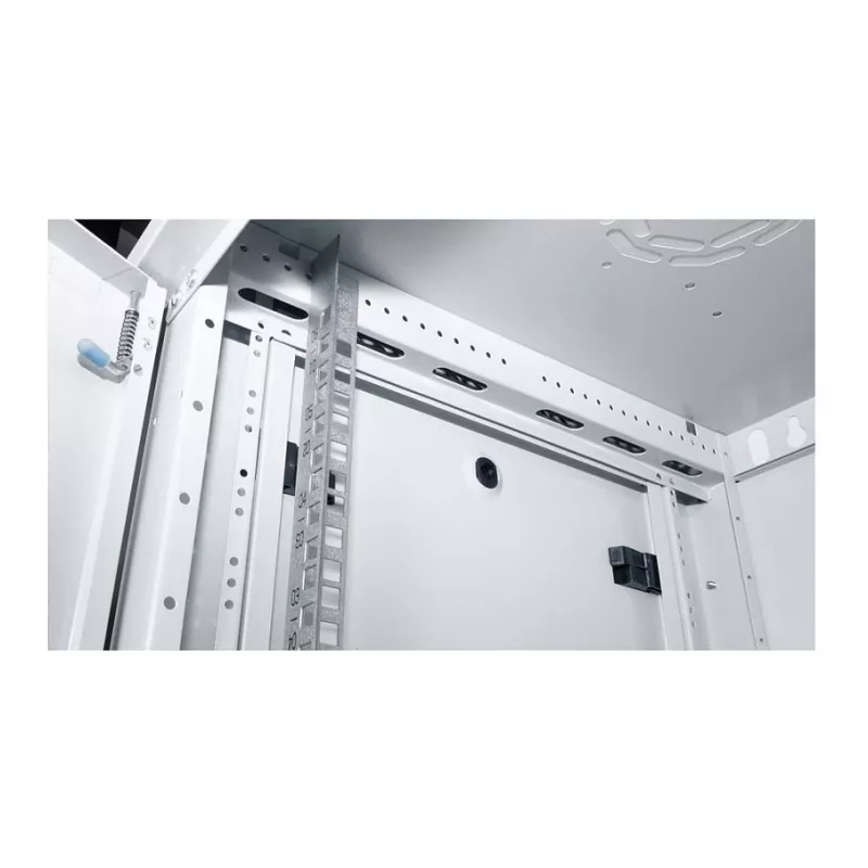 ROLINE 19-calowa szafa ścienna Basic Plus 6U, 600x450 mm, szara