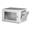 ROLINE 19-calowa szafa ścienna Basic Plus 6U, 600x450 mm, szara
