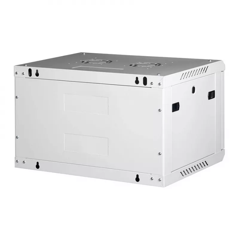 ROLINE 19-calowa szafa ścienna Basic Plus 6U, 600x450 mm, szara