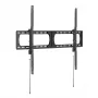 VALUE Uchwyt ścienny do TV, o dużej nośności, stały, 75 kg, do 32-65 cali, VESA 200x200 do 600x400, ultracienki 25 mm, stalowy, czarny, z blokadą antykradzieżową, paskami do szybkiego zwalniania, wbudowaną poziomnicą