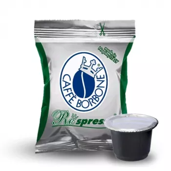 Kapsułki do kawy bezkofeinowej Caffè Borbone Respresso, kompatybilne z Nespresso, 50 sztuk, po 5 g