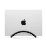 Twelve South BookArc Flex Pionowa Podstawka pod Laptopa dla MacBook i Notebooków, Czarny Anodowany Aluminium, Oszczędzająca Miejsce Stacja Dokująca z Zarządzaniem Kablami