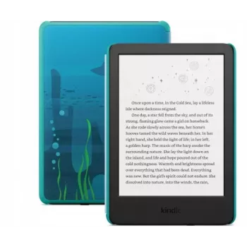 Amazon Kindle Kids 6 cali 16GB E-Czytnik Ocean Explorer z etui i 1-rocznym Amazon Kids+