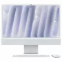Apple iMac 24 cala Srebrny M4 8-rdzeniowy CPU 8-rdzeniowy GPU 16GB RAM 512GB SSD Niemiecka klawiatura z 1Gb Ethernet