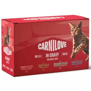 Carnilove Saszetka dla kota Gravy Multipack 12x85g