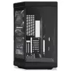 HYTE Y70 Touch Czarna obudowa typu Mid Tower z panoramicznym hartowanym szkłem i 14,1-calowym ekranem dotykowym, ATX/E-ATX, pionowy montaż GPU
