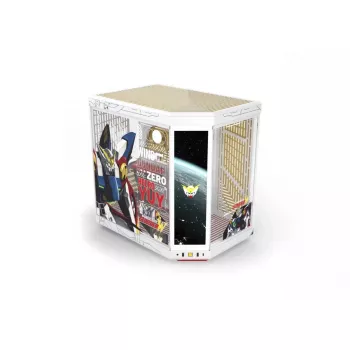 HYTE Y70 Touch Infinite Gundam Wing Edition Obudowa typu Mid-Tower, podwójne hartowane szkło, ekran dotykowy 4K, biała
