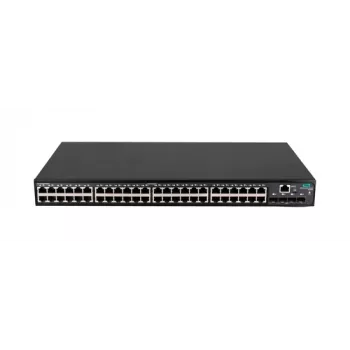 HPE FlexNetwork 5140 48G 4SFP+ EI Przełącznik - 48x Gigabit Ethernet, 4x 10G SFP+ Uplinks, Layer 3 Smart Managed, do montażu w szafie rack