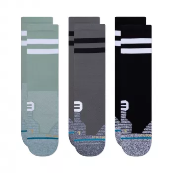 Stance Franchise Crew Skarpety do biegania, 3 pary – wielokolorowe, rozmiar L